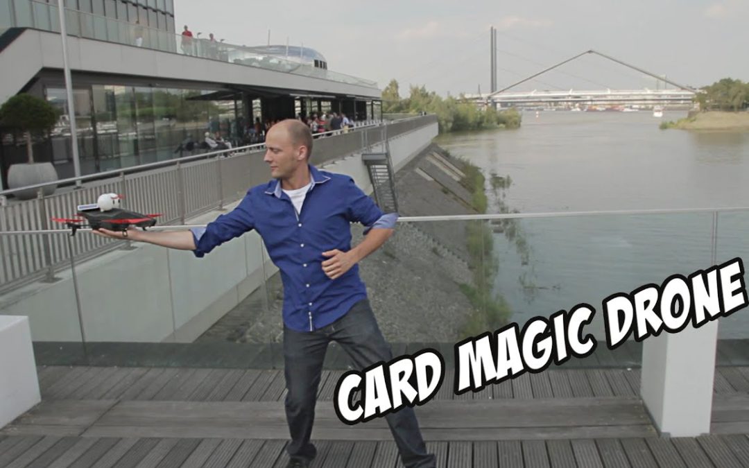 Drone Card Magic in Düsseldorf